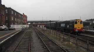 (HD) DRS 20309, 20312 And 20308 ERUPT Out Of Derby - 06/09/14