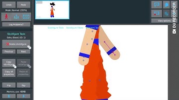 Stick Nodes goku ssj tutorial