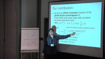 Simon Lacoste-Julien - An Affine Invariant Linear Convergence Analysis for Frank-Wolfe Algorithms