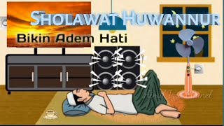 Animasi Sholawat 'Huwannur By. Santri Njoso Voc. Sulthon' - Vidio akustik kartun viral - story wa