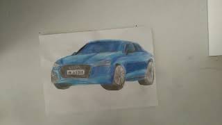 Araba Çizimi Audi A5 2020