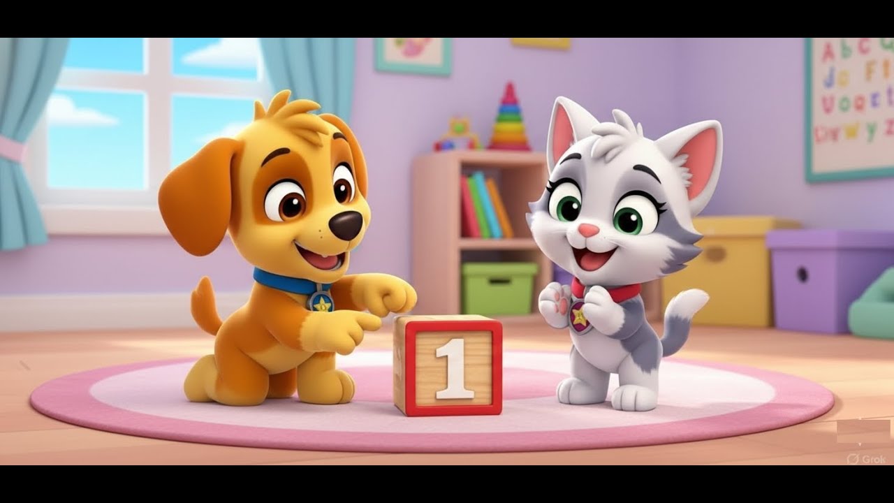 Изучаем числа от 1 до 10 вместе с детьми 🔢 | Обучающие видео для детей | Tiny Tales Garden