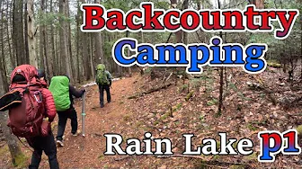 Backcountry Camping at Rain Lake | Algonquin Park Ontario  P1