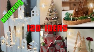 120 Ideas de Madera para Decorar tu Vivienda en Navidad  o para Vender !Genera Ingresos¡ 💵🙌