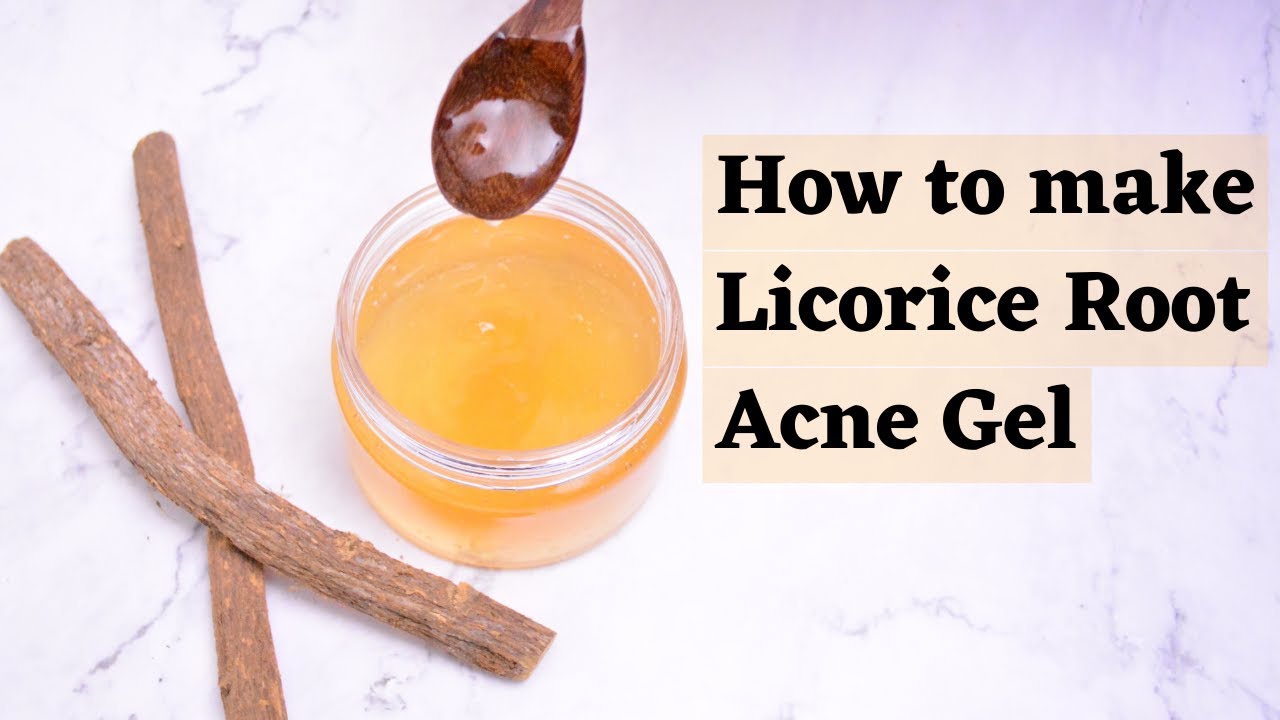 DIY Licorice Root Gel For Clearing Acne How To Remove Pimples Over