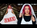 Trying on 13 designer wedding dresses i got for free