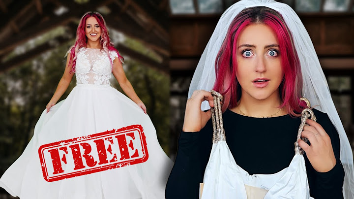 Trying on 13 DESIGNER Wedding Dresses I got for FREE