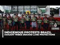 Brazil's Indigenous groups resist railway project threatening Amazon lands