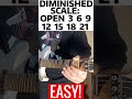 EASY!! Diminished Scale - Guitar lesson #guitar #guitarlesson #guitarlessons