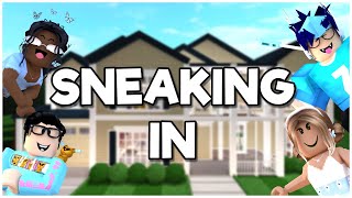 Sneaking Into Youtubers Home On Bloxburg Roblox