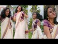 Mallu singer Anju Joseph hot rare navel show🔥💦 | hot boobs side show in tight blouse🔥💦 | hot mallu💦💦