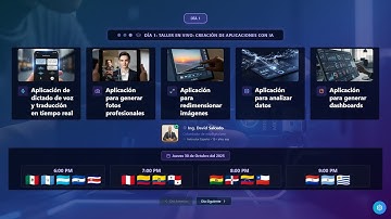 🤖Taller en vivo 06 de Noviembre del 2025: Creación de Apps con IA