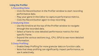 Unity Profiler.