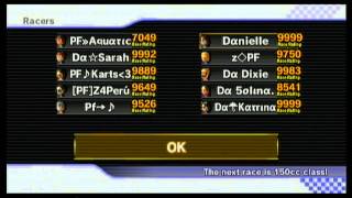 [MKWii] Daughters of the Amazon vs Perfection selected races w/ call