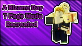 7 Page Muda Recreated | A Bizarre Day