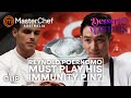Reynold Plays His Immunity Pin | MasterChef Australia Dessert Masters | MasterChef World