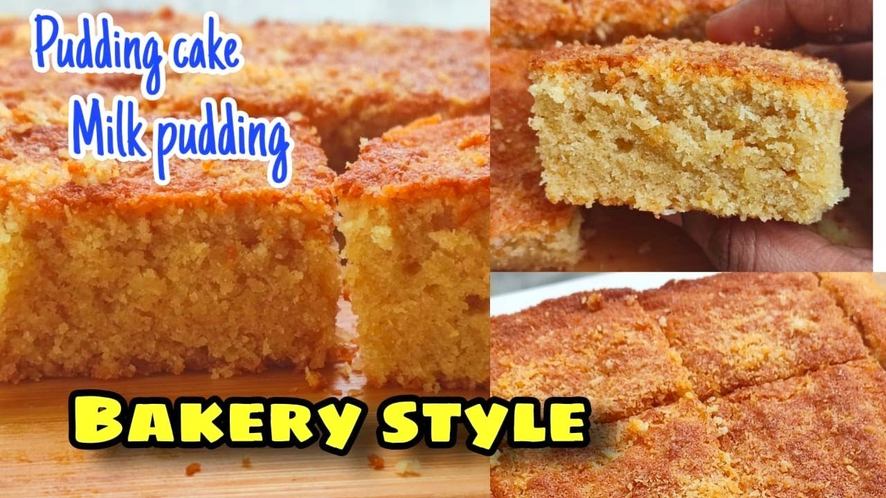 Bakery Style Pudding Cake/milk pudding cake/Bread Pudding cake in Tamil