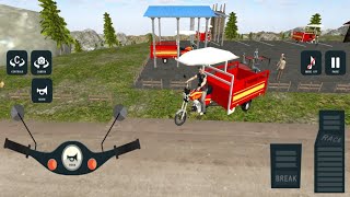 Rickshaw Rush Hour Navigating Urban Traffic || Auto Driving Simulator Android Gameplay screenshot 4