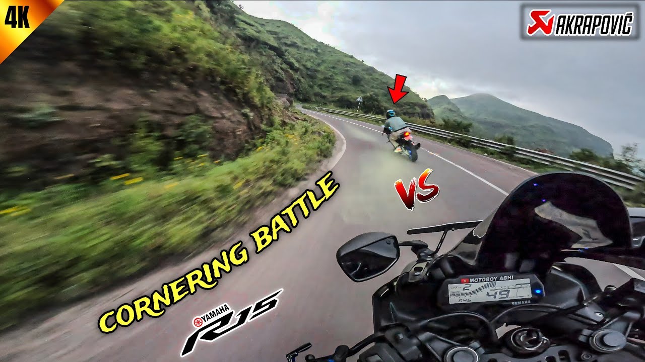 Yamaha R15M vs R15 V3 Hyper Lean ADRENALINE ⚡ Akrapovic R1/R9 Like INLINE 2 🔥 Exhaust LOUD Sound 🔊