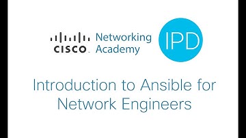IPD - Introduction to Ansible for Network Engineers