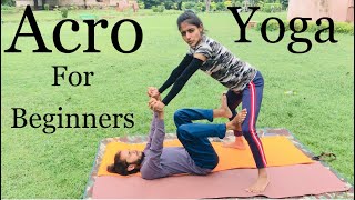 Acro Yoga For Beginners | Straddle Throne | Acro Yoga Tutorial