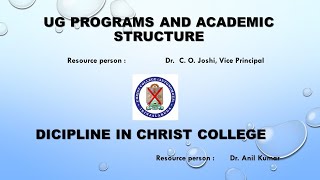 STUDENT INDUCTION PROGRAM 6-UG PROGRAMS AND ACADEMIC STRUCTURE