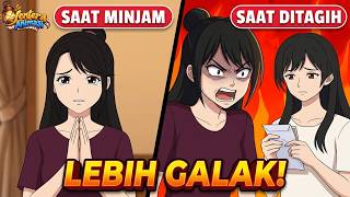 The Neighbor Who Loves to Borrow Money, But Gets Angry When Asked to Pay Up | Indonesian Animated...