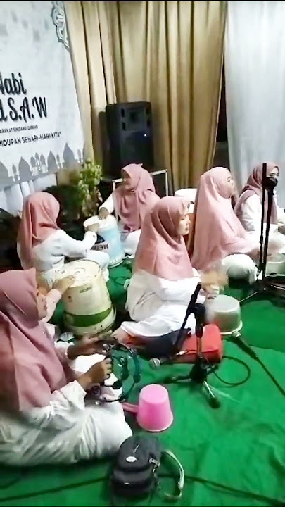 PERABOT DAPUR BISA JADI ALAT MUSIK !! IBU IBU BERSHOLAWAT SALAMIL MUBIN