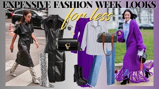 Expensive Fashion Week Looks for Less