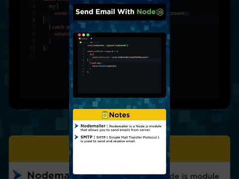 How to Send Email With Node JS ?