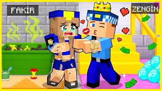 ZENGİN KEREM KOMİSER FAKİR ASLI POLİS AŞKI! ❤️ - Minecraft Parodileri