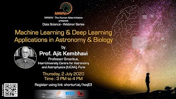 Webinar 10 - Machine Learning & Deep Learning Applications In Astronomy & Biology