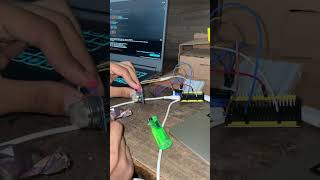 Working on smoke sensor #lpu  #iotprojects #smokesensor #mecanical