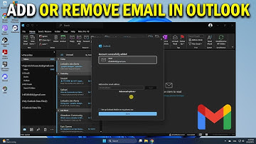 How To Add or Remove An Email Account From Outlook - Easy Fix