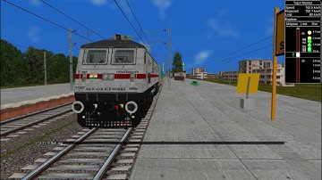 Wap-7 Honking and Running @140 Km/h | Msts | Open Rails #shorts