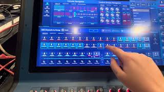 How to group inputs on the MIDAS-HD96