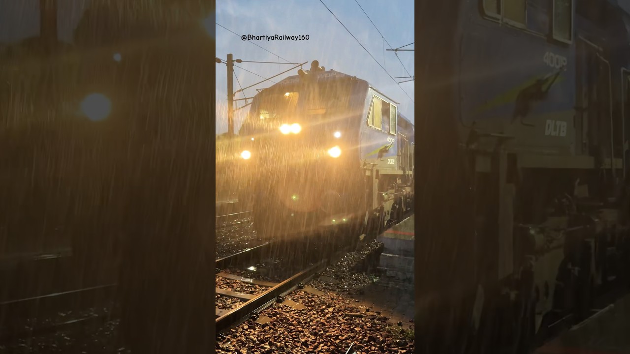 DLTB WDP-4B Horn in Heavy Rain 