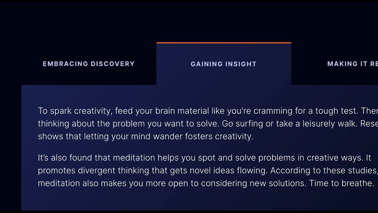 Styling tabs in Rise 360. Tabbed content doesn't have to look so boring ...