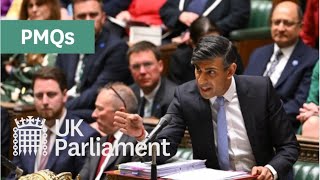 Prime Minister&#39;s Questions (PMQs) -  22 May 2024