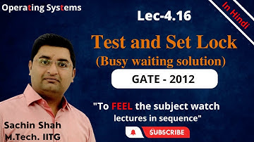 L4.16: GATE-2012 | Test and set lock example | TSL example