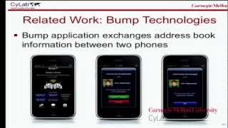 Michael Farb - SafeSlinger: Applied Ad-hoc Smartphone Trust Establishment