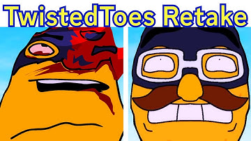 FNF TwistedToes RETAKE + GOOD & BAD ENDINGS (Emzy Smiley