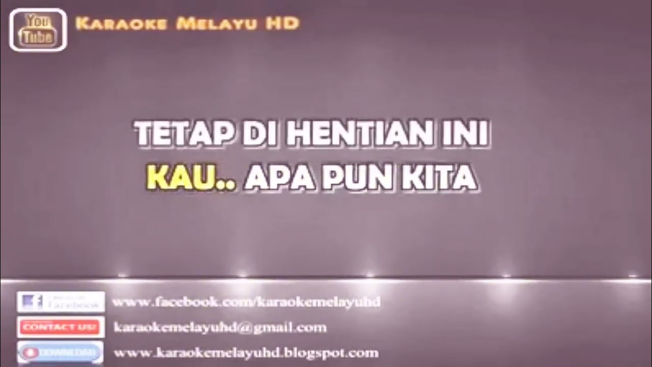 XPDC - Hentian Ini (Official Karaoke Video) | Karaoke Melayu HD