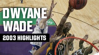 Dwyane Wade highlights from 2003 Final Four run