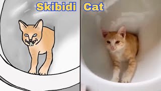 😂Cat Memes: Skibidi Toilet Cat and Funniest Dogs (updated) 😅 Trending Funny Animals 😹