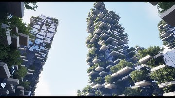 UE5 PCG Prototyping Green Facade Building Flythrough