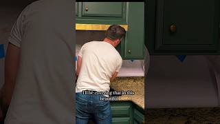 KITCHEN MAKEOVER *Part 3* ✨DIY Marble Countertops!!!✨#diy #home #makeover #kitchen #shorts