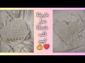 شنطه قلب كبير من خرز الولى خطوه بخطوه شرح للمبتدئين بالتفاصيل 