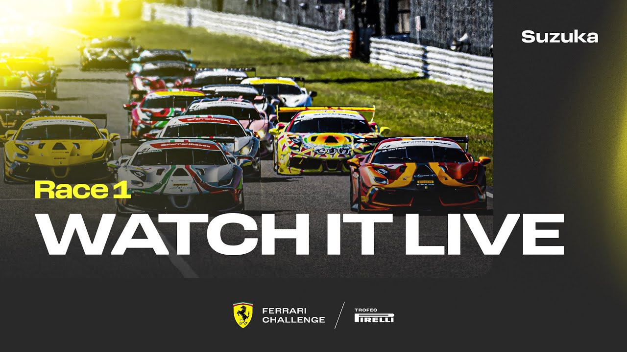 Ferrari Challenge Japan - Suzuka, Race 1 - YouTube