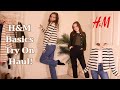 Back to basics hm timeless essentials haul  try on  molly jo